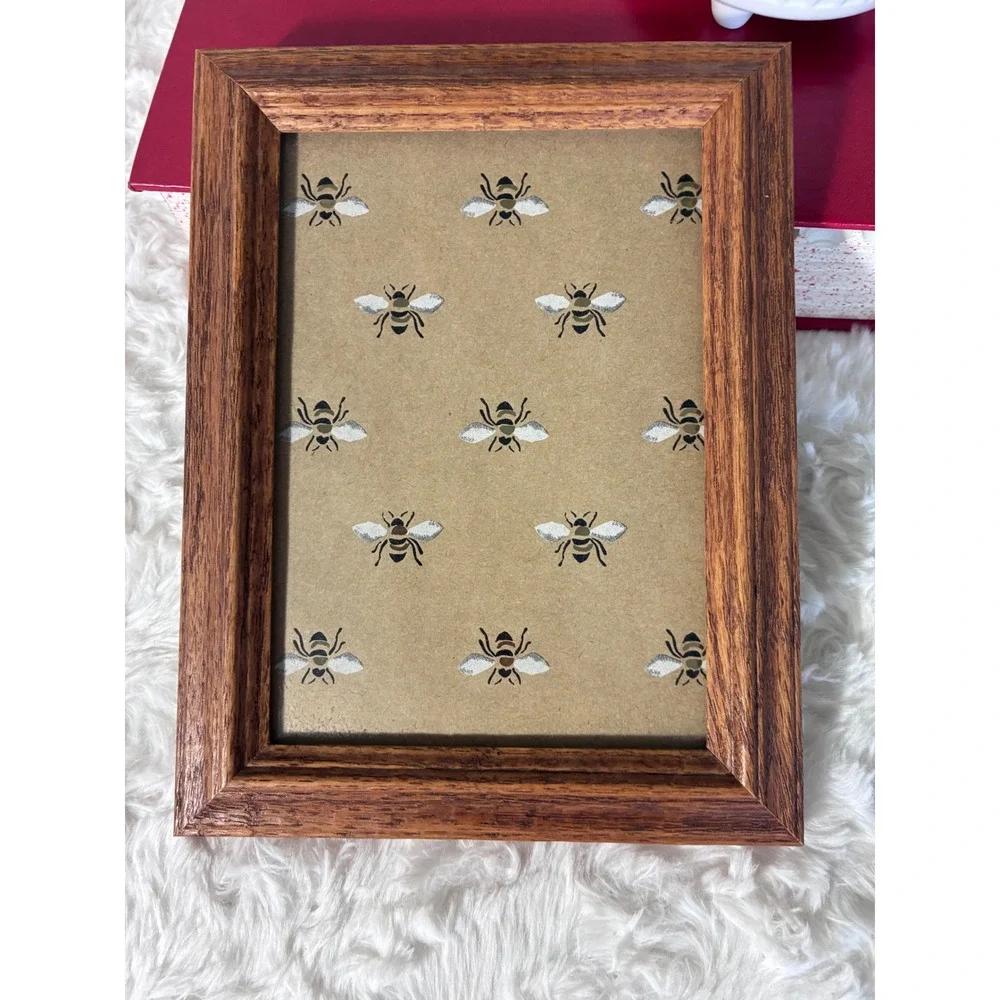 Vintage Oak Rustic Brown Wood Grain 5x7 Picture Frame